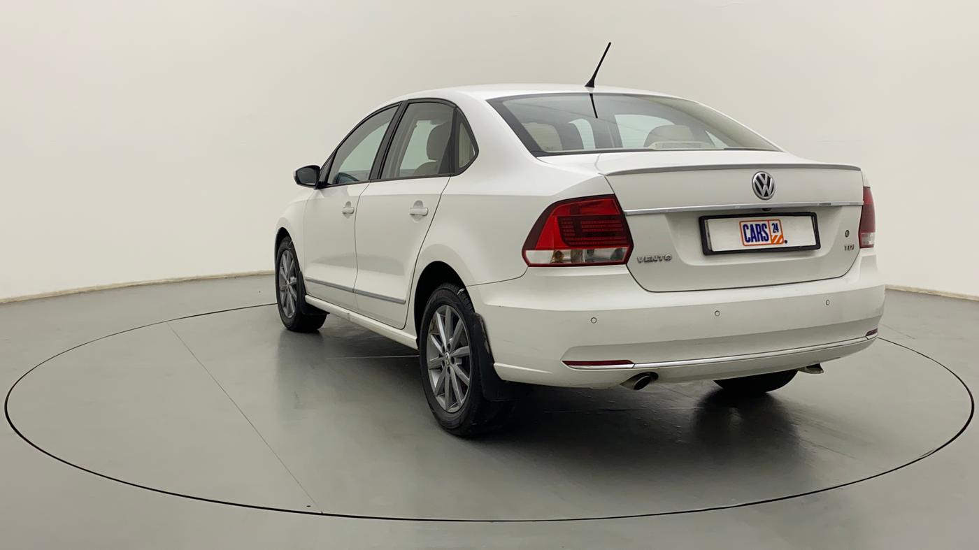 2019 Volkswagen Vento HIGHLINE PLUS 1.5 AT 16 ALLOY, Diesel, Automatic, 56,496 km, Left Back Diagonal