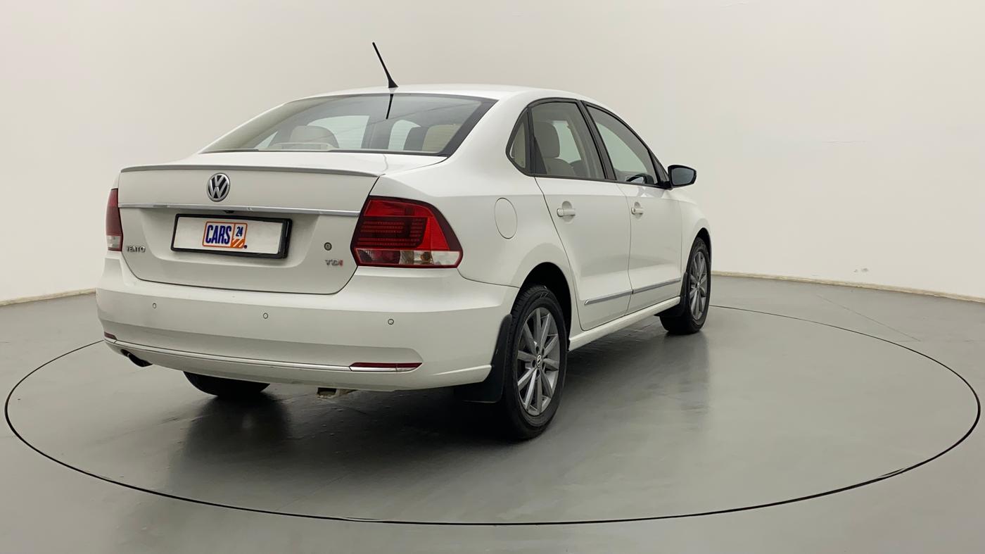 2019 Volkswagen Vento HIGHLINE PLUS 1.5 AT 16 ALLOY, Diesel, Automatic, 56,496 km, Right Back Diagonal