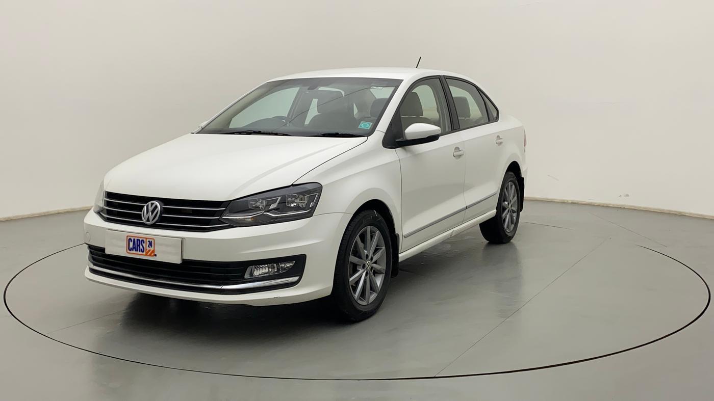 2019 Volkswagen Vento HIGHLINE PLUS 1.5 AT 16 ALLOY, Diesel, Automatic, 56,496 km, Left Front Diagonal