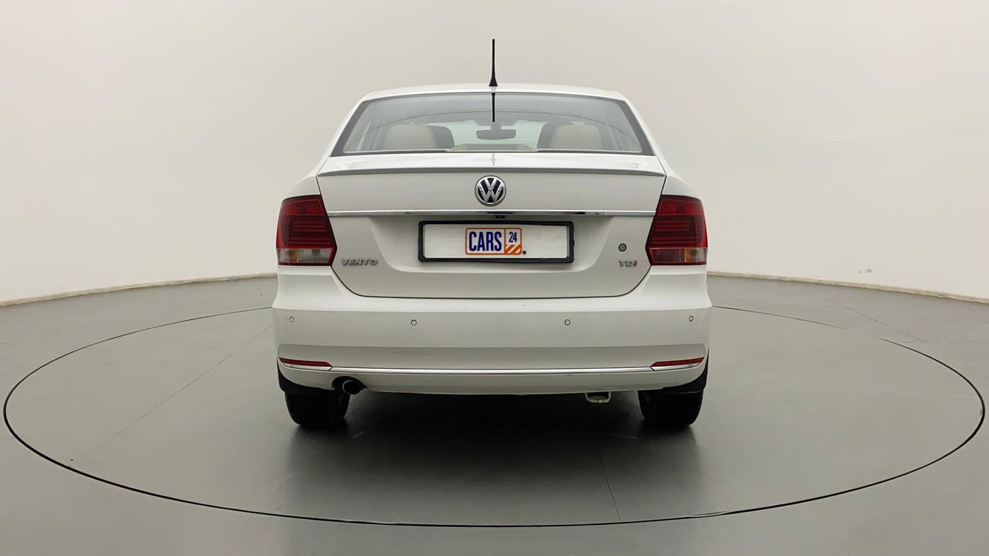 2019 Volkswagen Vento HIGHLINE PLUS 1.5 AT 16 ALLOY, Diesel, Automatic, 56,496 km, Back/Rear