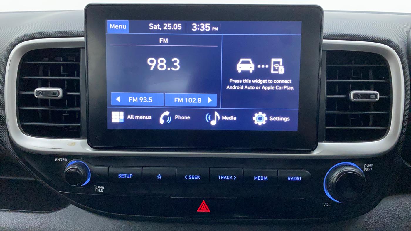 2022 Hyundai VENUE SX 1.0 TURBO, Petrol, Manual, 48,908 km, Infotainment System