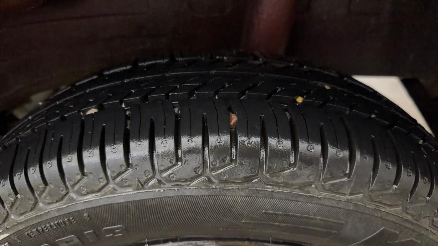 2018 Datsun Redi Go T (O), Petrol, Manual, 59,479 km, Left Rear Tyre Tread