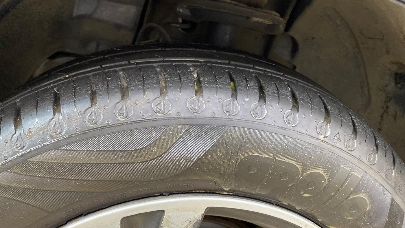 2024 Tata TIGOR XZA Plus iCNG , CNG, Automatic, 6,264 km, Left Front Tyre Tread