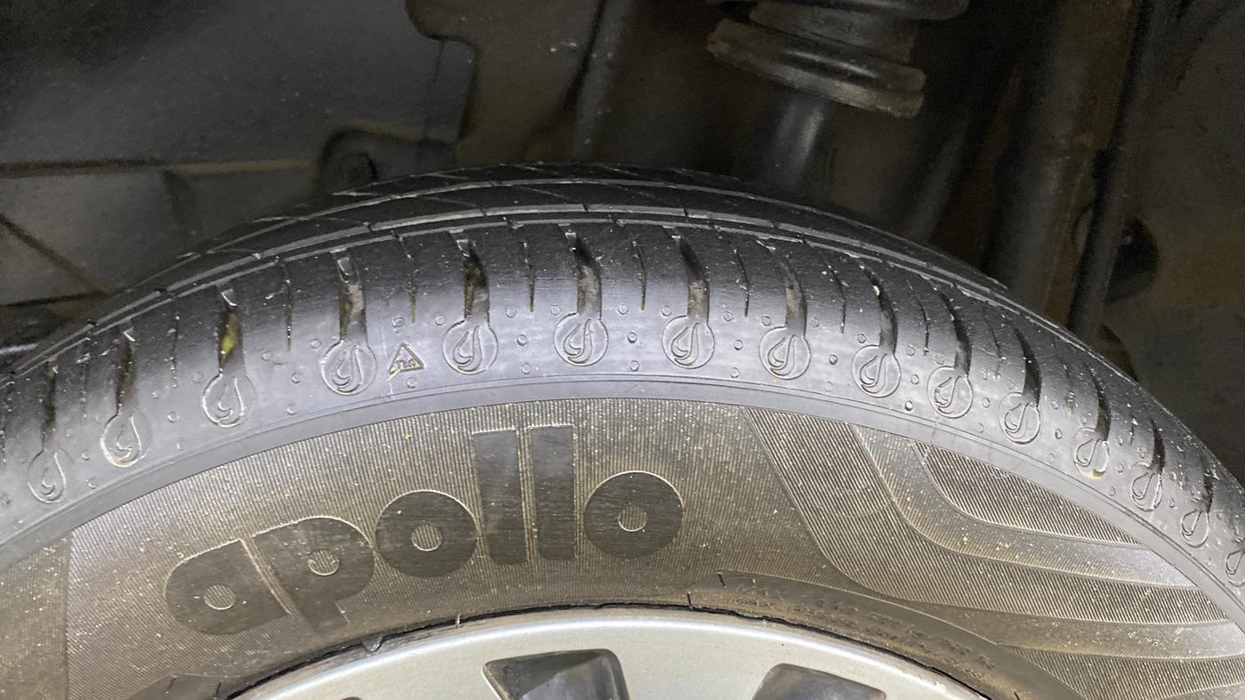 2024 Tata TIGOR XZA Plus iCNG , CNG, Automatic, 6,264 km, Left Rear Tyre Tread