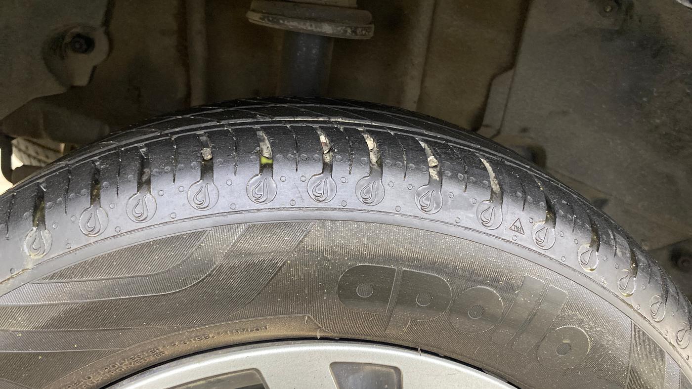 2024 Tata TIGOR XZA Plus iCNG , CNG, Automatic, 6,264 km, Right Rear Tyre Tread