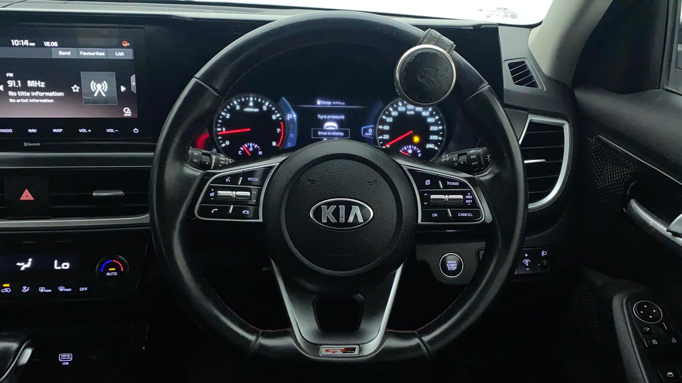 2019 KIA SELTOS GTX AT 1.4 PETROL, Petrol, Automatic, 63,075 km, Steering Wheel Close Up