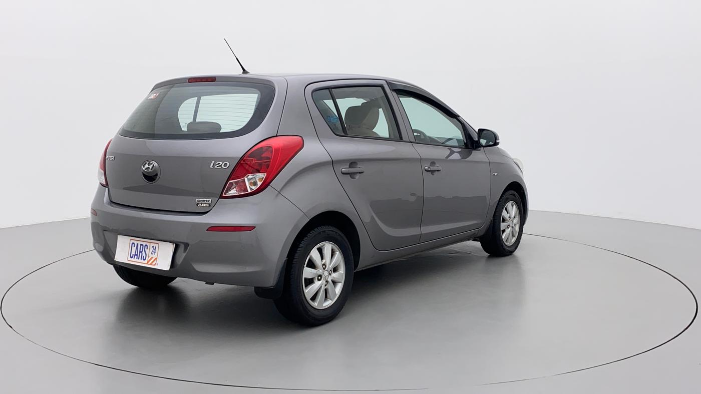 2013 Hyundai i20 SPORTZ 1.2, Petrol, Manual, 77,170 km, Right Back Diagonal