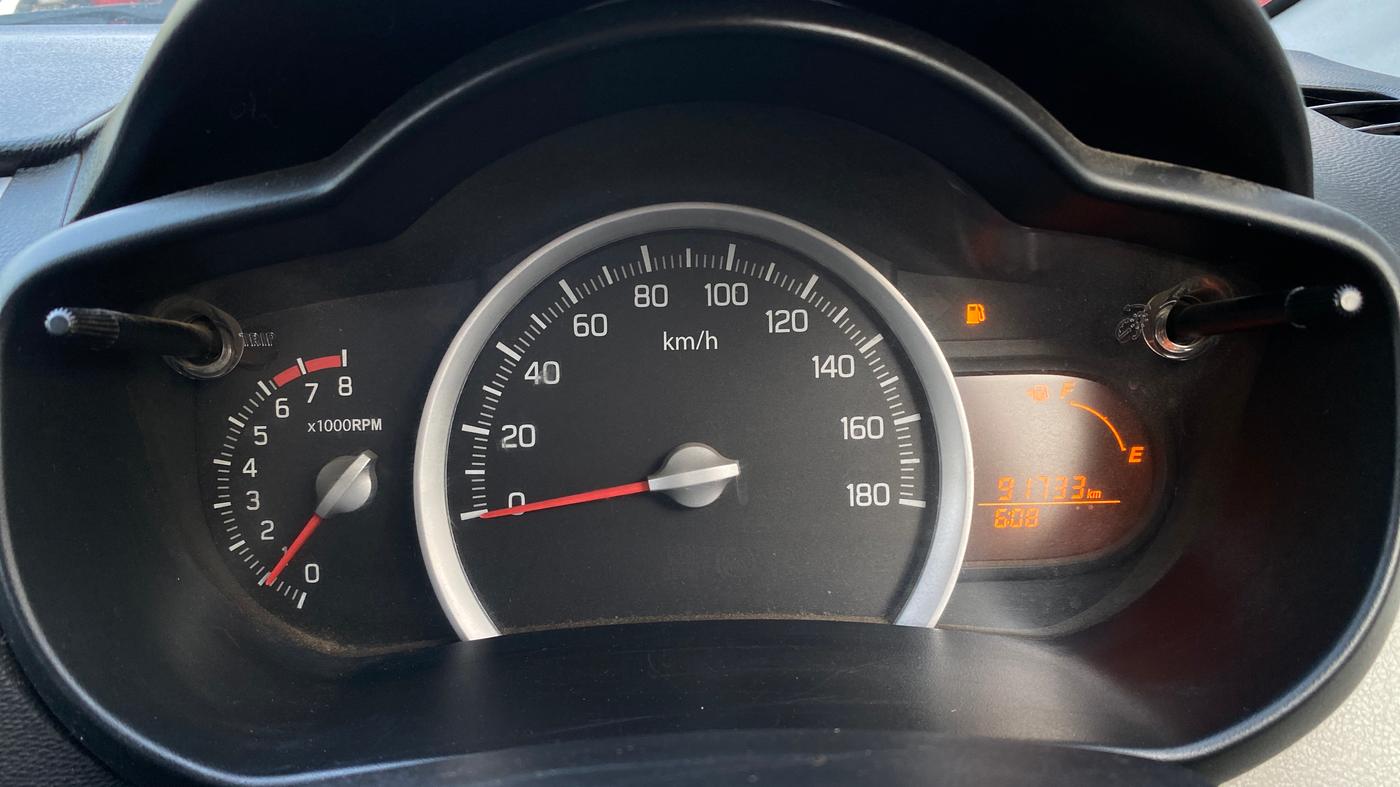 2015 Maruti Celerio ZXI, Petrol, Manual, 91,695 km, Odometer Image