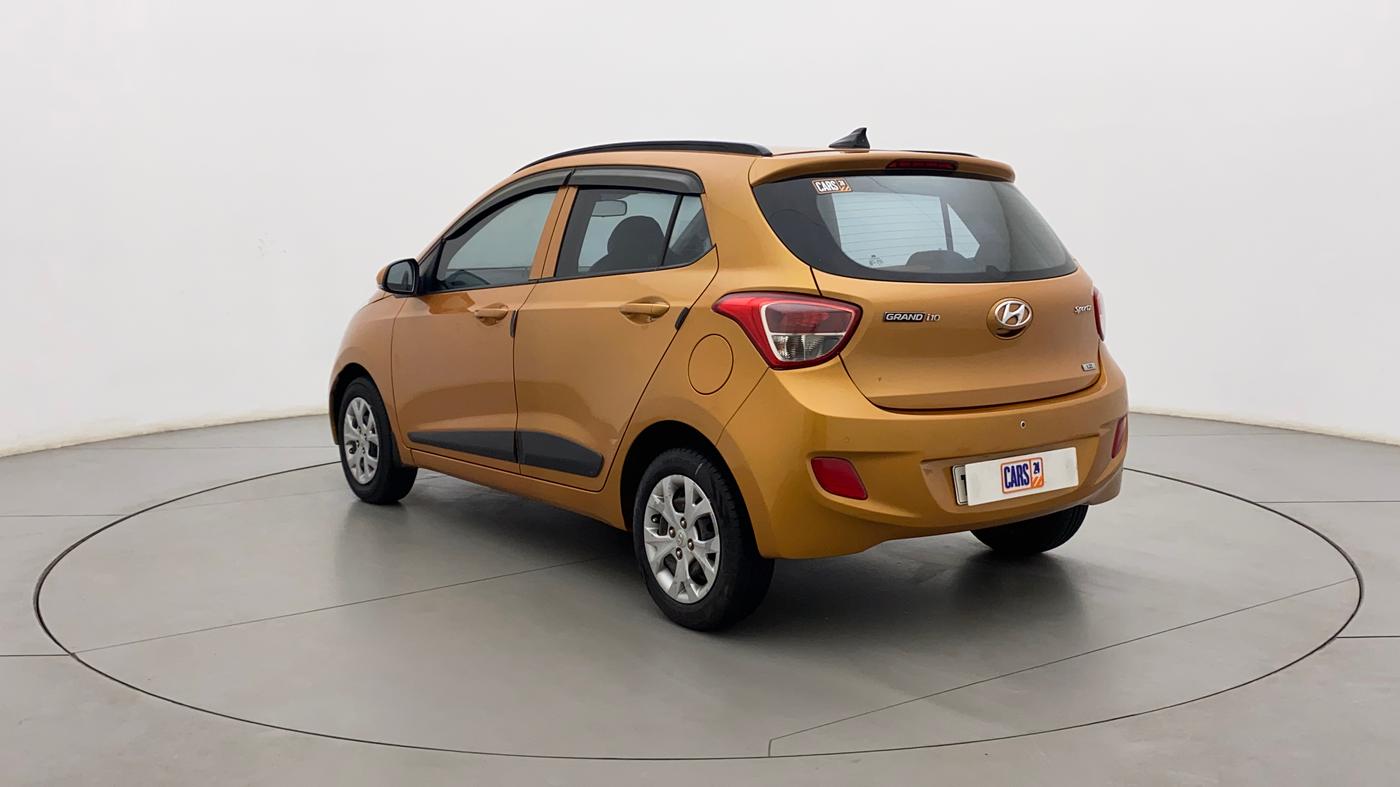 2016 Hyundai Grand i10 SPORTZ 1.2 KAPPA VTVT, Petrol, Manual, 67,094 km, Left Back Diagonal