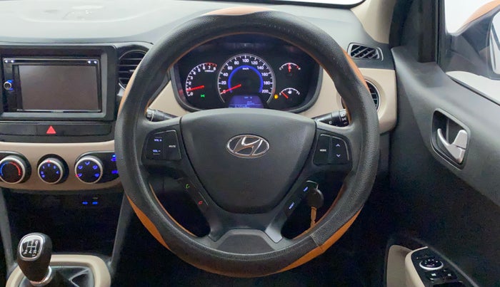 2016 Hyundai Grand i10 SPORTZ 1.2 KAPPA VTVT, Petrol, Manual, 67,094 km, Steering Wheel Close Up