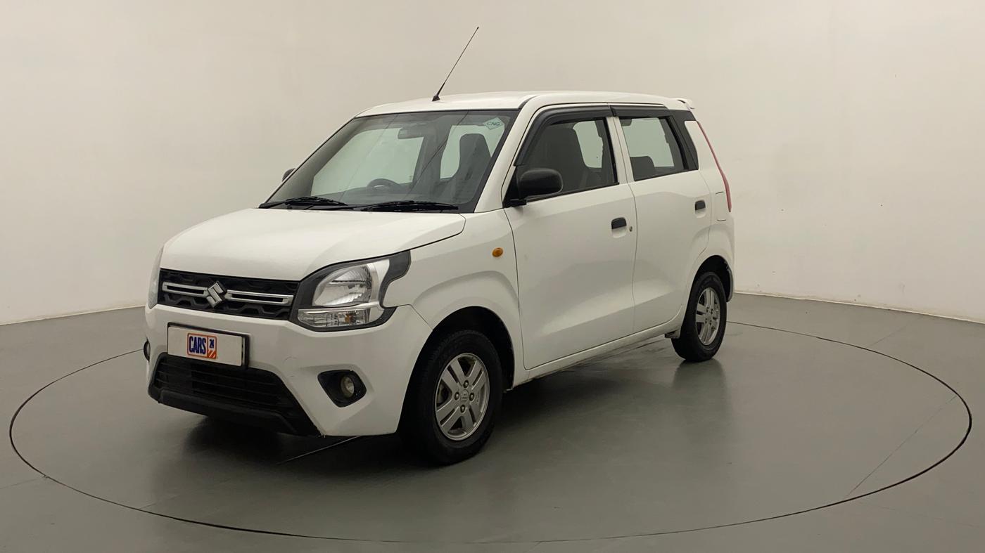 2021 Maruti New Wagon-R LXI CNG 1.0, CNG, Manual, 27,150 km, Left Front Diagonal