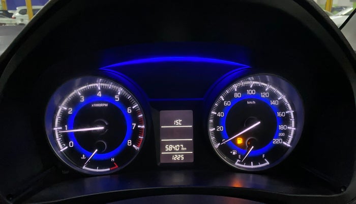 2016 Maruti Baleno DELTA PETROL 1.2, Petrol, Manual, 58,393 km, Odometer Image