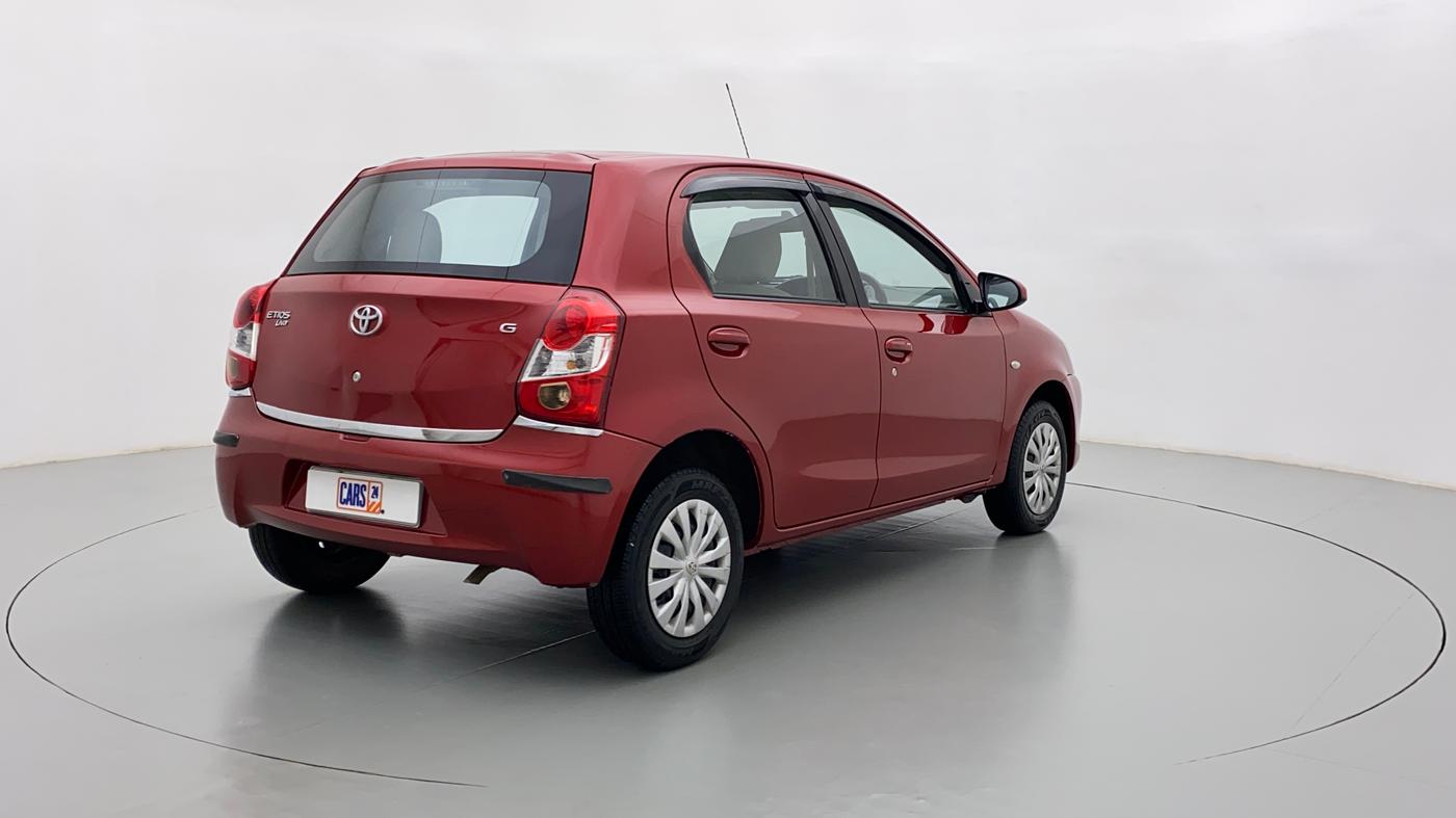 2014 Toyota Etios Liva G SP, Petrol, Manual, 22,230 km, Right Back Diagonal