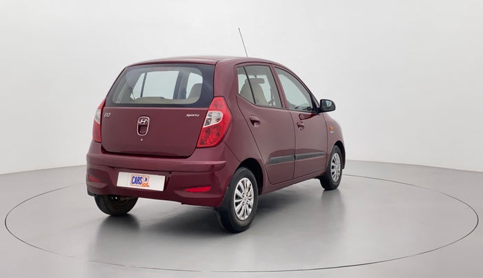 2016 Hyundai i10 SPORTZ 1.1 IRDE2, Petrol, Manual, 48,217 km, Right Back Diagonal (45- Degree) View