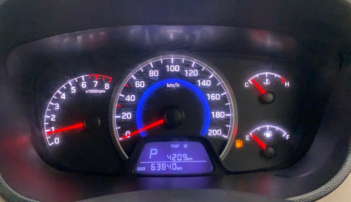 2016 Hyundai Grand i10 ASTA (O) AT 1.2 KAPPA VTVT, Petrol, Automatic, 63,796 km, Odometer Image