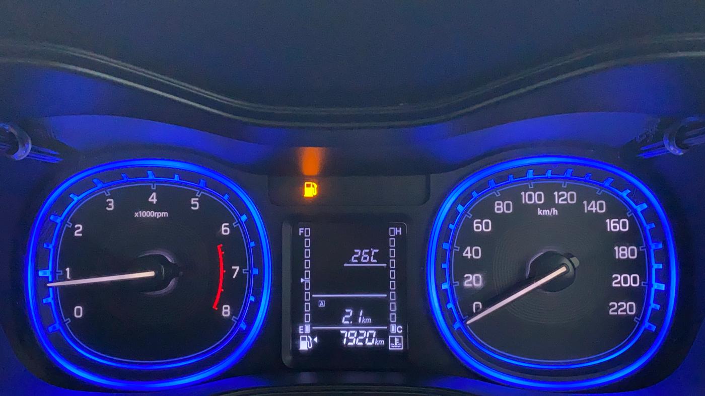 2021 Maruti Vitara Brezza ZXI +, Petrol, Manual, 7,976 km, Odometer Image