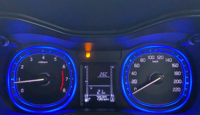 2021 Maruti Vitara Brezza ZXI +, Petrol, Manual, 7,976 km, Odometer Image