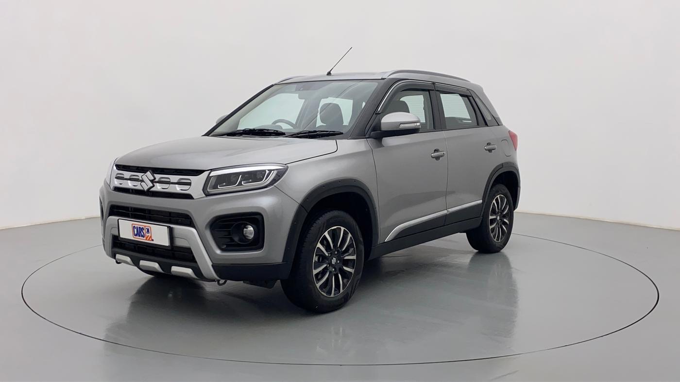 2021 Maruti Vitara Brezza ZXI +, Petrol, Manual, 7,976 km, Left Front Diagonal