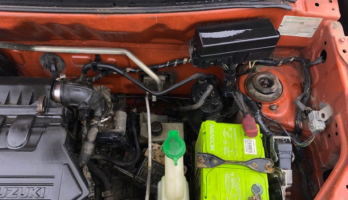 2017 Maruti Alto K10 VXI (O) AMT, Petrol, Automatic, 52,170 km, Engine View - Left