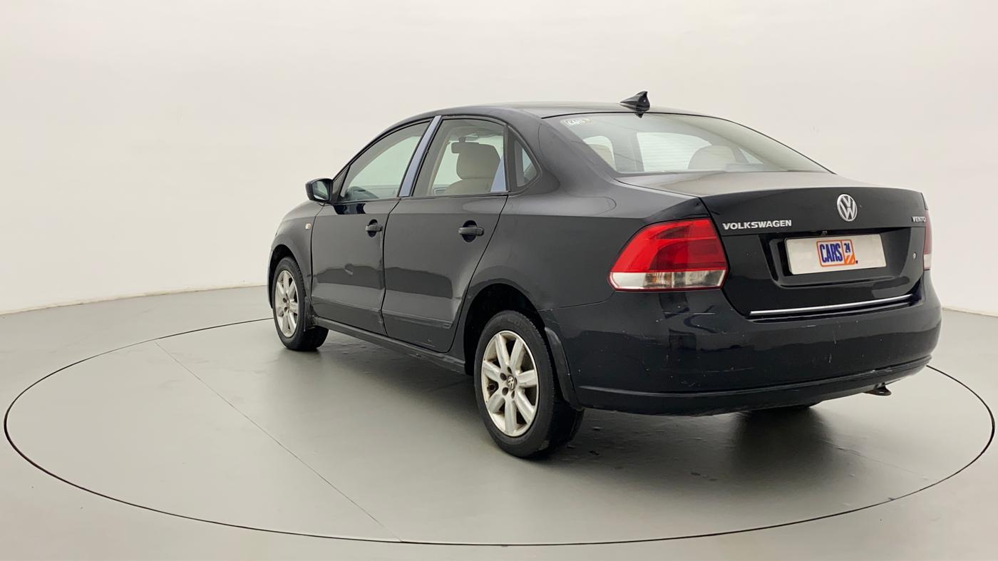 2011 Volkswagen Vento HIGHLINE PETROL AT, Petrol, Automatic, 67,403 km, Left Back Diagonal