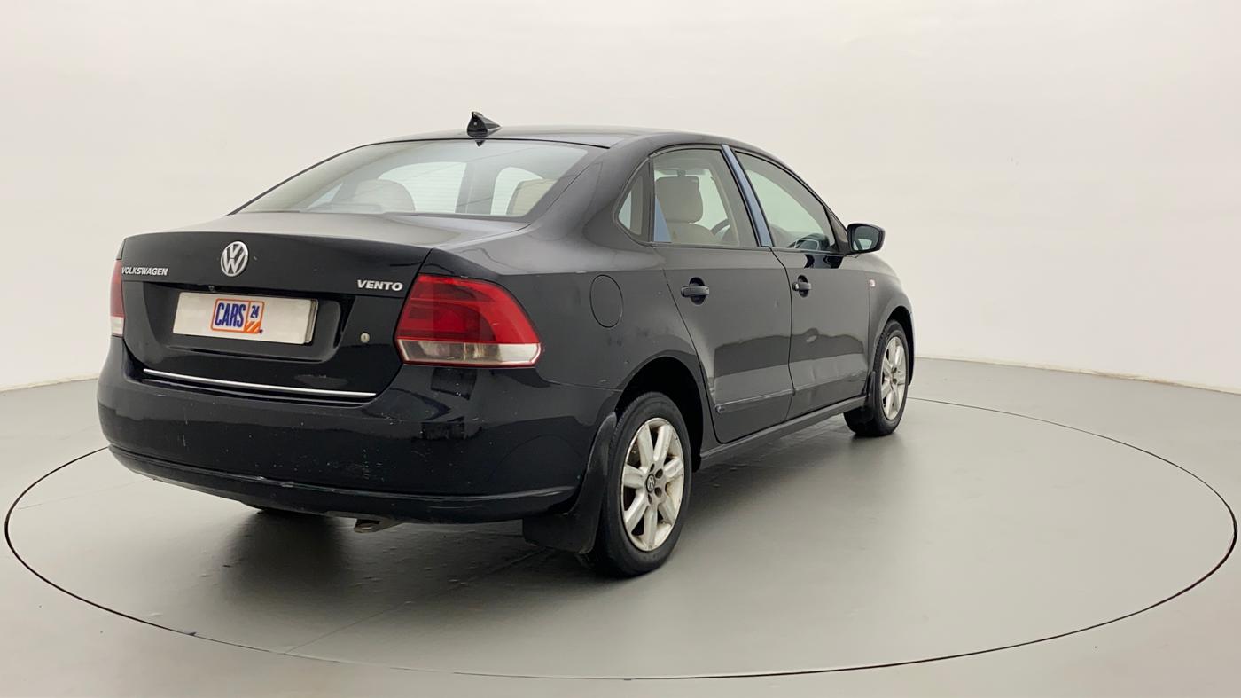 2011 Volkswagen Vento HIGHLINE PETROL AT, Petrol, Automatic, 67,403 km, Right Back Diagonal