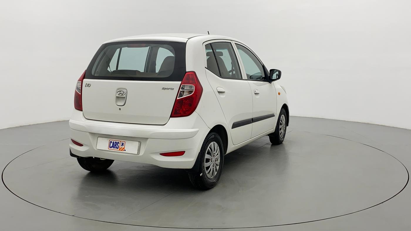2015 Hyundai i10 SPORTZ 1.1 IRDE2, Petrol, Manual, 59,347 km, Right Back Diagonal