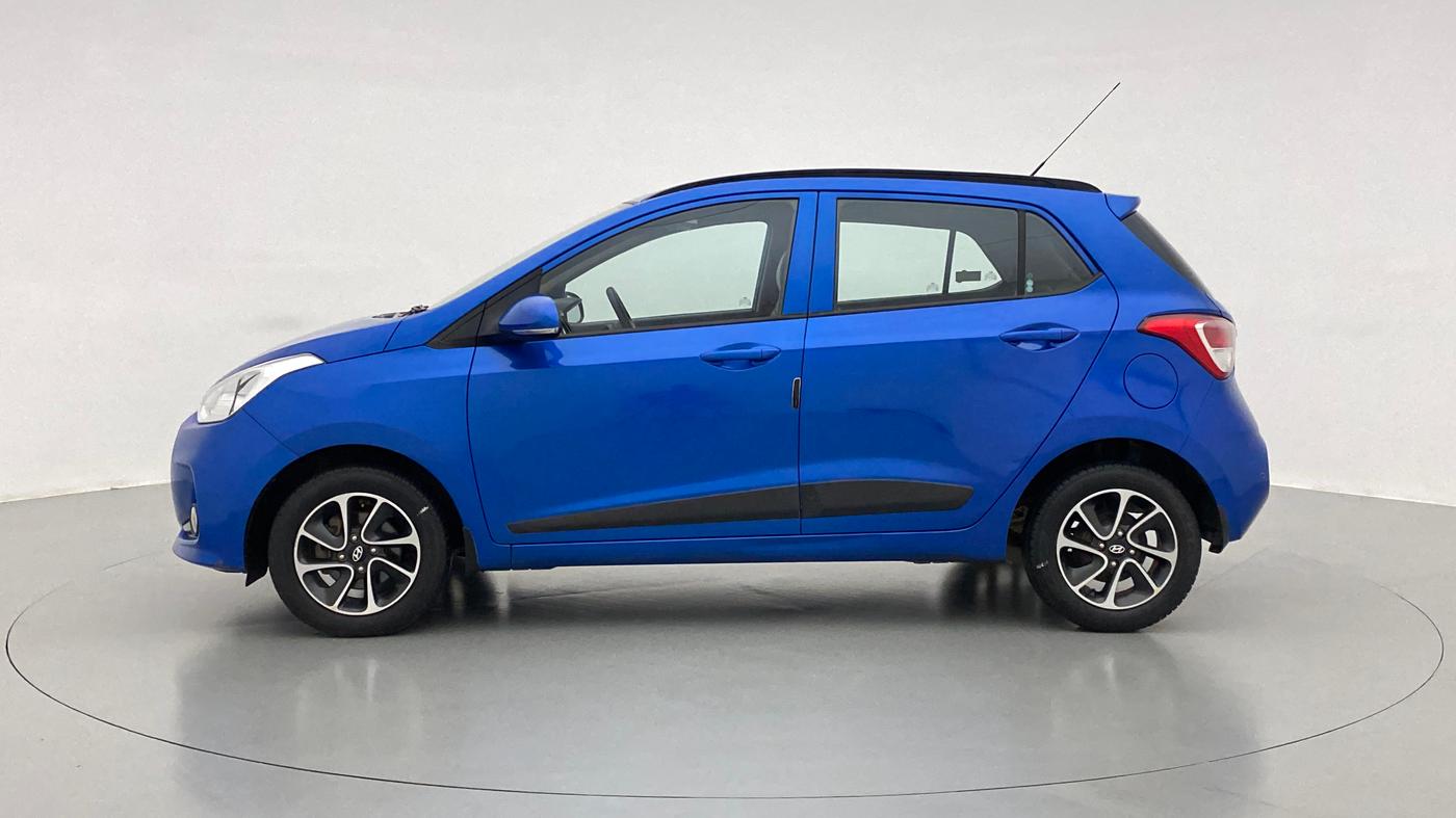 2017 Hyundai Grand i10 SPORTZ (O) 1.2 AT VTVT, Petrol, Automatic, 19,752 km, Left Side