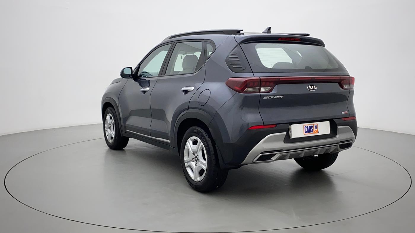 2021 KIA SONET HTX 1.0 IMT, Petrol, Manual, 13,890 km, Left Back Diagonal