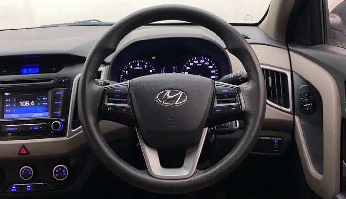 2018 Hyundai Creta E PLUS 1.6 PETROL, Petrol, Manual, 54,586 km, Steering Wheel Close Up