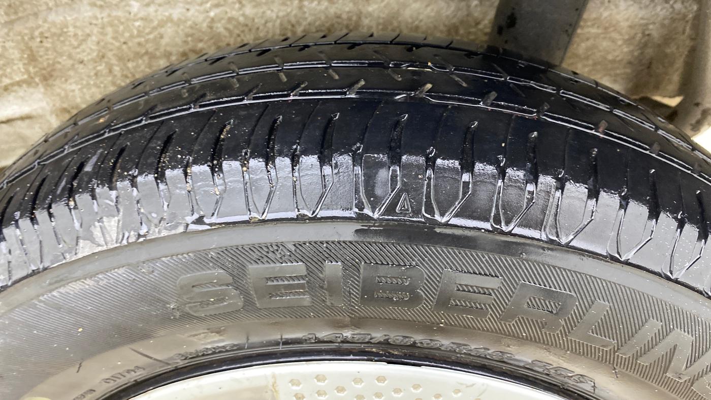 2024 Maruti Alto K10 VXI CNG, CNG, Manual, 62,985 km, Left Rear Tyre Tread
