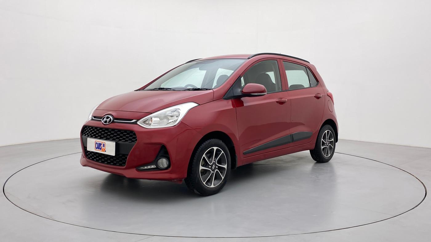 2017 Hyundai Grand i10 SPORTZ (O) 1.2 AT VTVT, Petrol, Automatic, 20,835 km, Left Front Diagonal