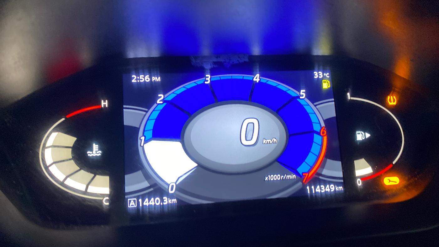 2021 Nissan MAGNITE XV PREMIUM, Petrol, Manual, 1,14,422 km, Odometer Image