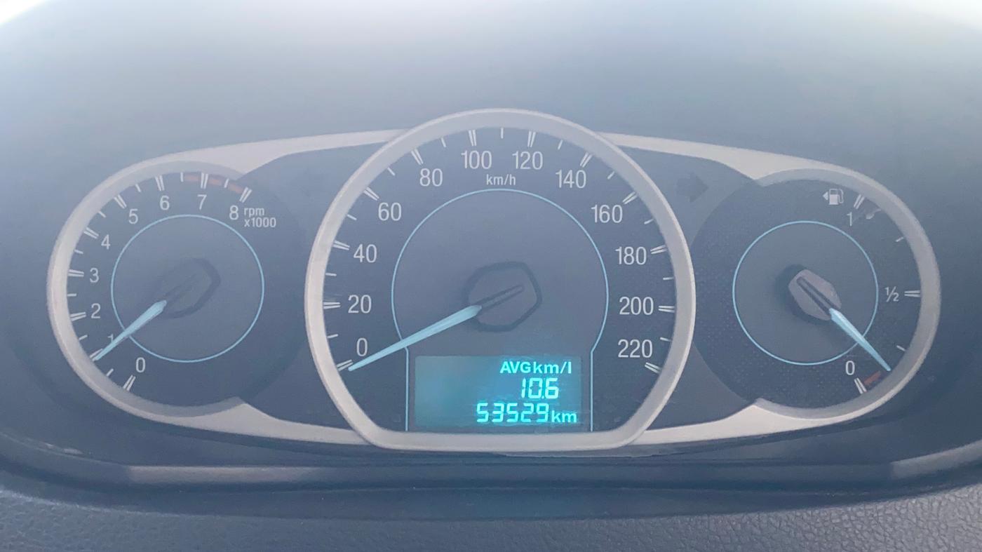 2017 Ford Figo Aspire TITANIUM 1.2 PETROL, Petrol, Manual, 53,528 km, Odometer Image