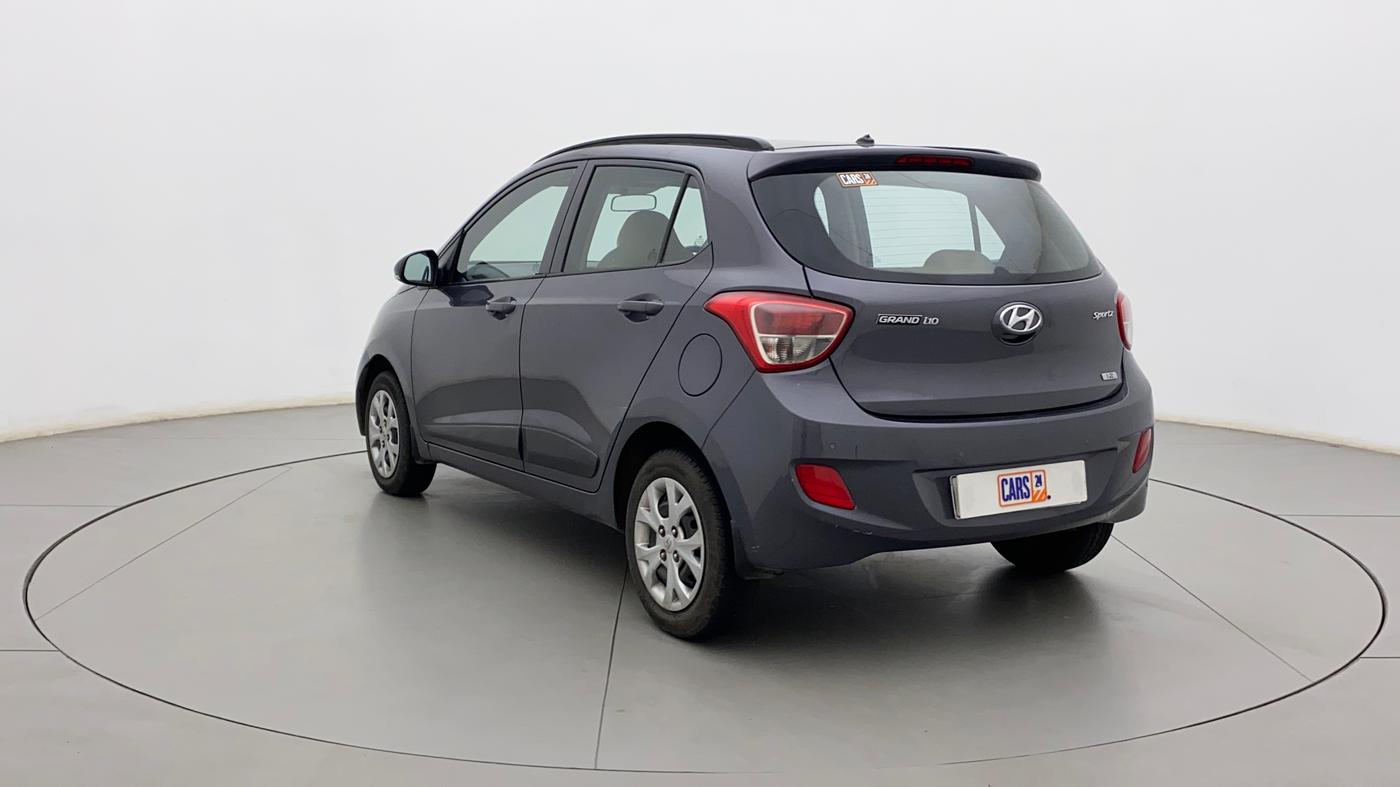 2015 Hyundai Grand i10 SPORTZ 1.2 KAPPA VTVT, Petrol, Manual, 88,309 km, Left Back Diagonal