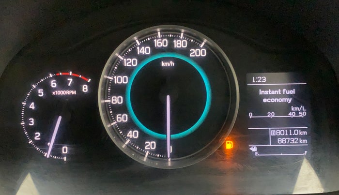 2018 Maruti IGNIS DELTA 1.2, Petrol, Manual, 88,732 km, Odometer Image