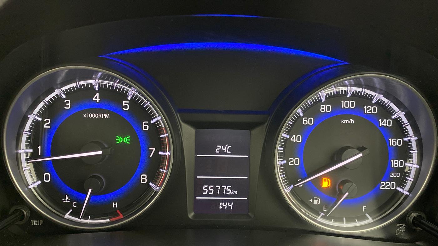 2017 Maruti Baleno DELTA 1.2 K12, Petrol, Manual, 55,910 km, Odometer Image
