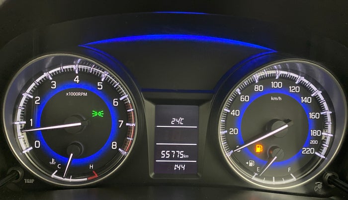 2017 Maruti Baleno DELTA 1.2 K12, Petrol, Manual, 55,910 km, Odometer Image