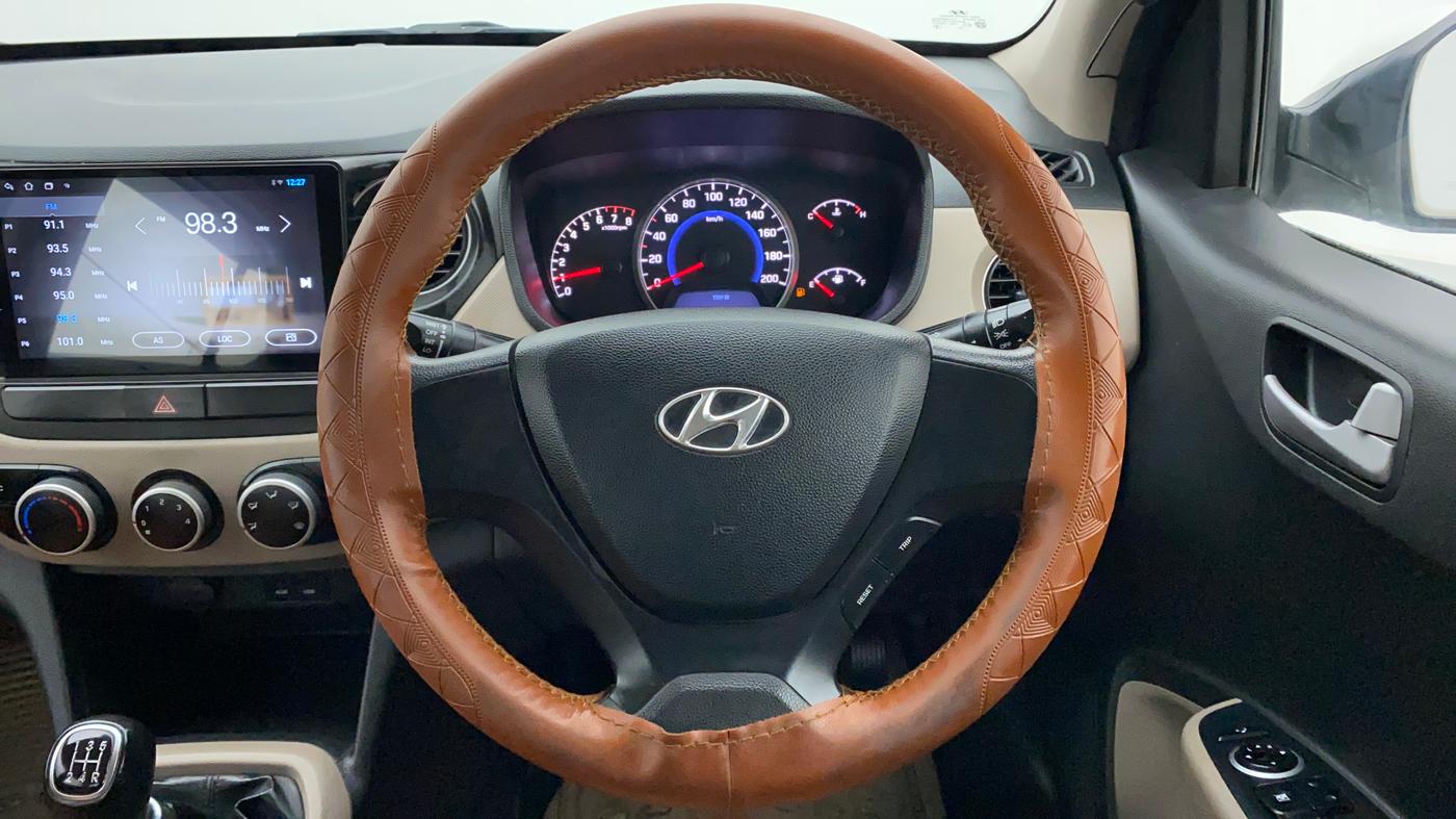 2014 Hyundai Grand i10 SPORTZ 1.2 KAPPA VTVT, Petrol, Manual, 48,532 km, Steering Wheel Close Up