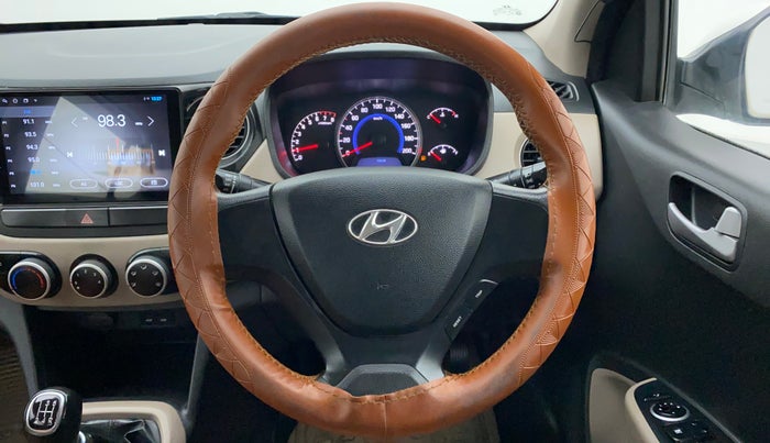 2014 Hyundai Grand i10 SPORTZ 1.2 KAPPA VTVT, Petrol, Manual, 48,532 km, Steering Wheel Close Up