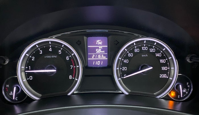 2018 Maruti Ciaz ALPHA 1.4 VVT, Petrol, Manual, 21,191 km, Odometer Image