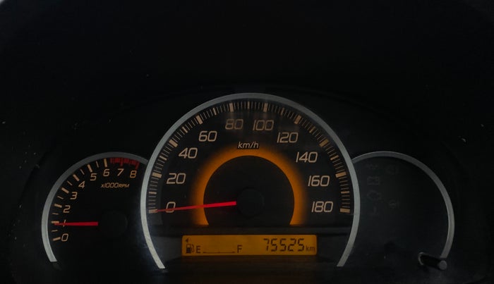 2013 Maruti Wagon R 1.0 VXI, Petrol, Manual, 75,578 km, Odometer Image