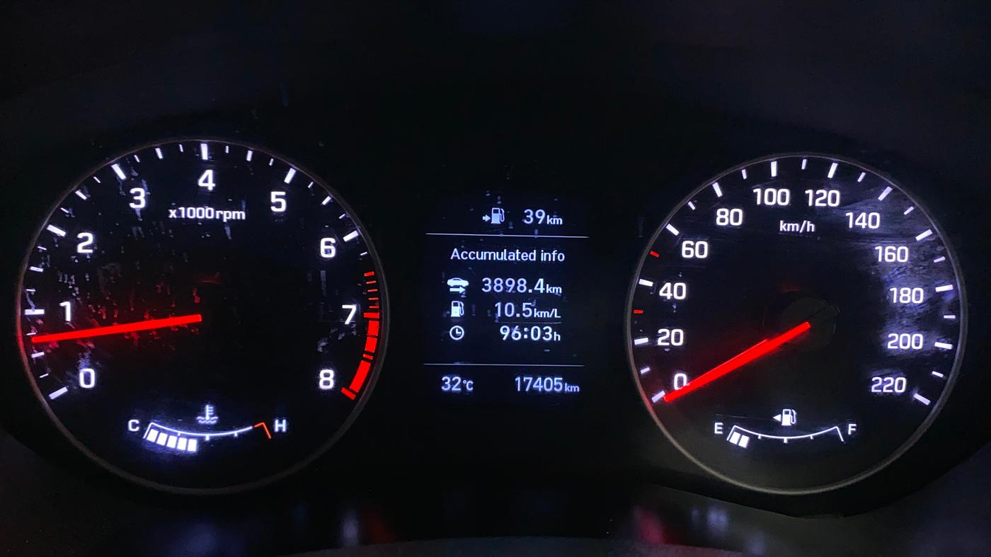 2020 Hyundai Elite i20 ASTA 1.2 (O), Petrol, Manual, 17,402 km, Odometer Image