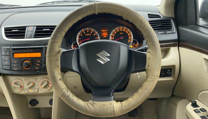2013 Maruti Swift Dzire VXI, Petrol, Manual, 49,605 km, Steering Wheel Close Up
