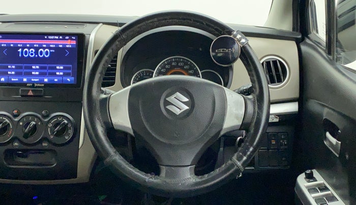 2014 Maruti Wagon R 1.0 VXI, Petrol, Manual, 31,863 km, Steering Wheel Close Up