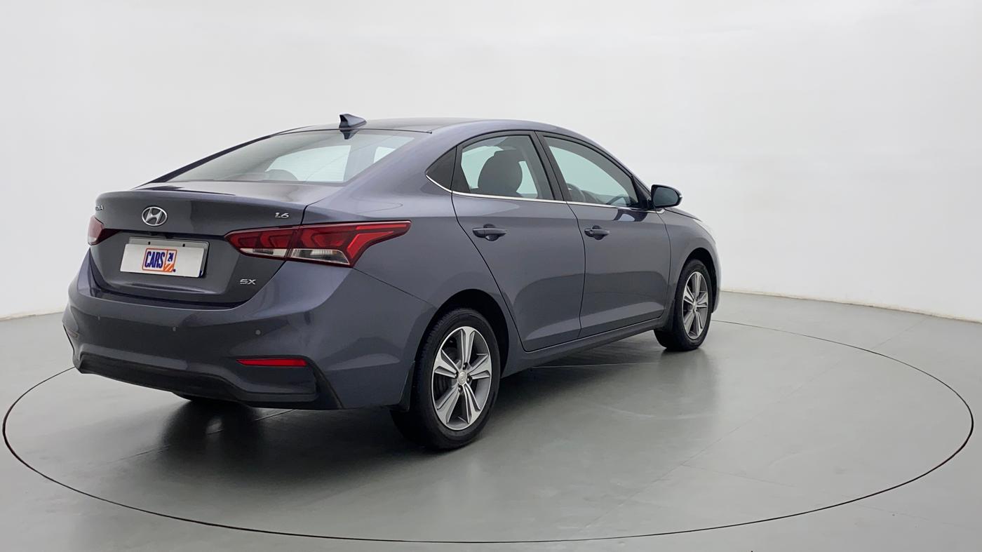 2018 Hyundai Verna 1.6 SX VTVT, Petrol, Manual, 32,097 km, Right Back Diagonal