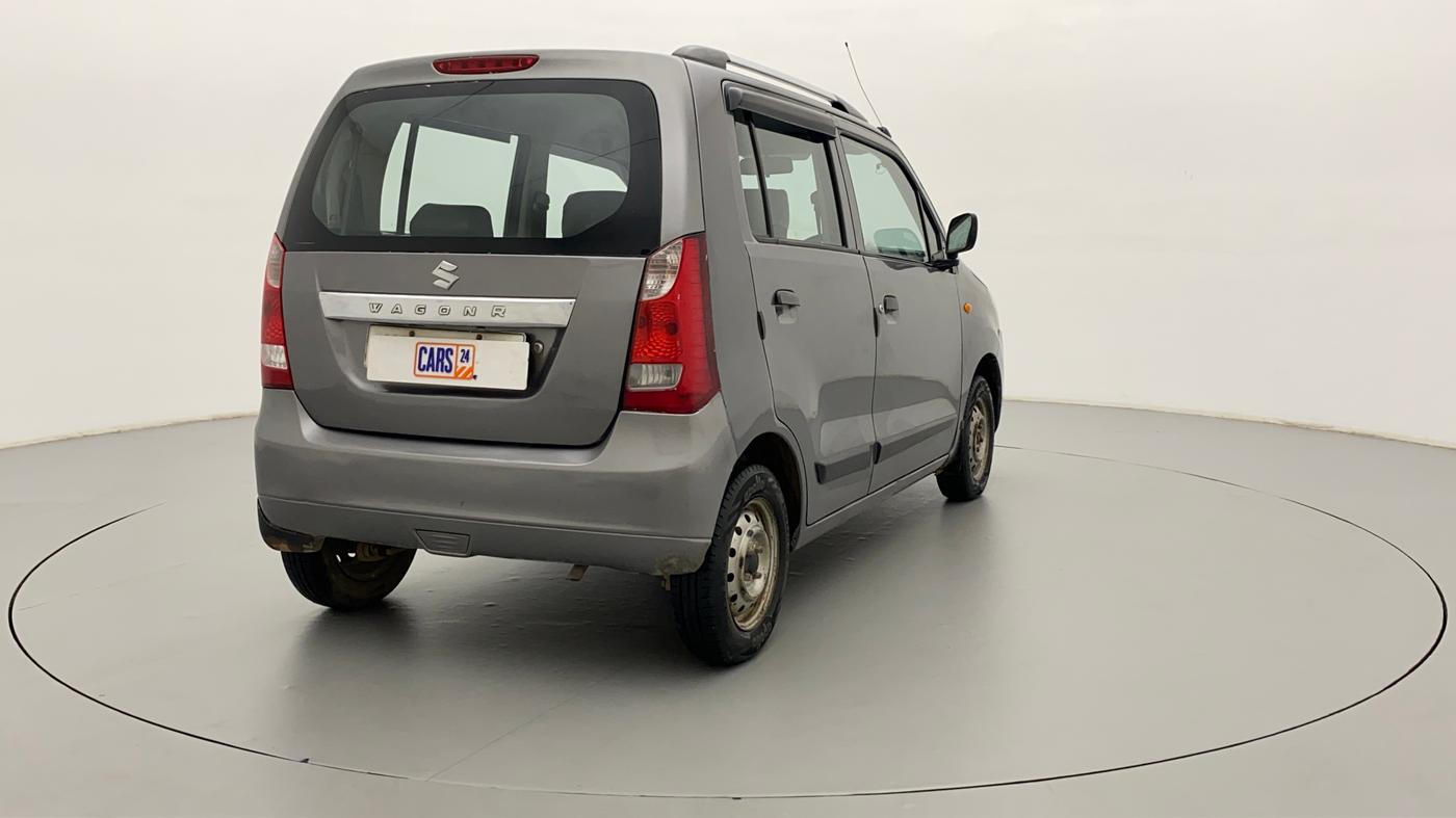 2014 Maruti Wagon R 1.0 LXI, CNG, Manual, 1,23,475 km, Right Back Diagonal
