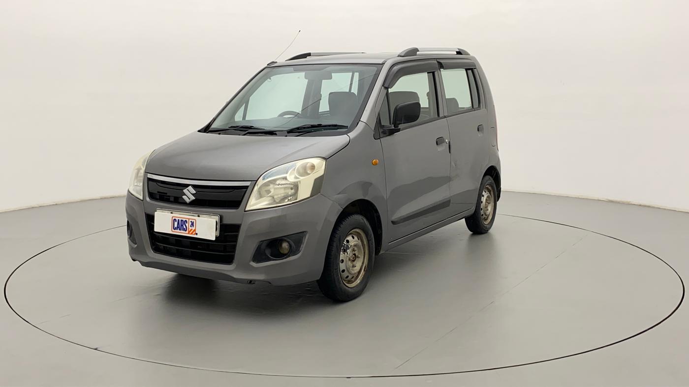 2014 Maruti Wagon R 1.0 LXI, CNG, Manual, 1,23,475 km, Left Front Diagonal