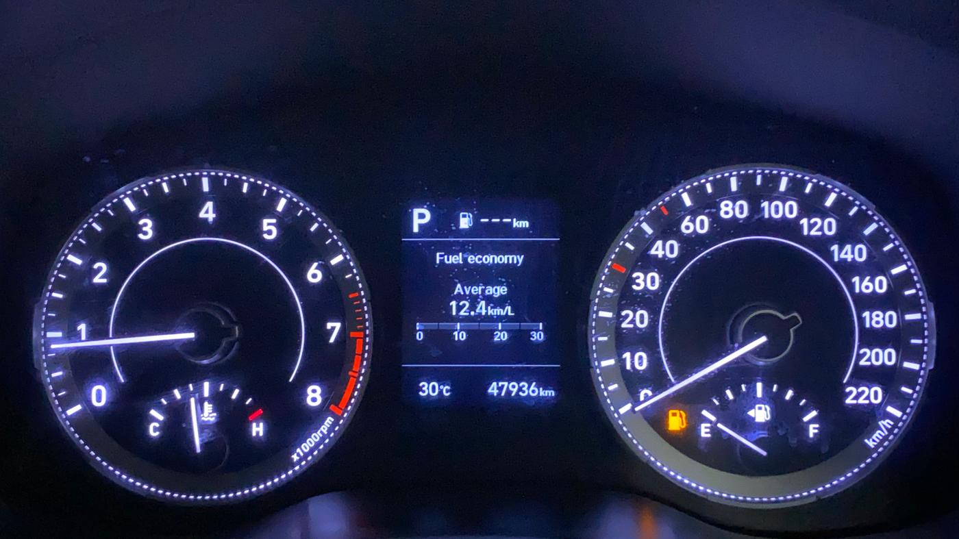 2019 Hyundai VENUE SX PLUS 1.0 TURBO DCT, Petrol, Automatic, 47,936 km, Odometer Image