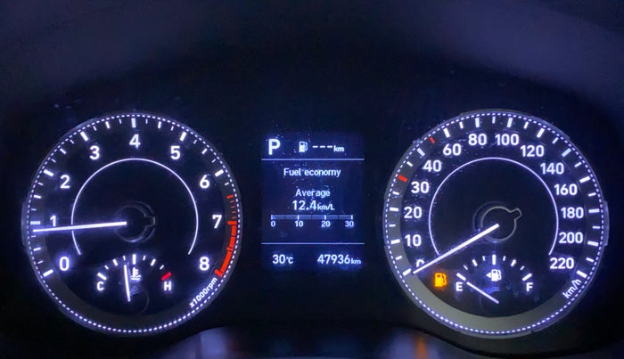 2019 Hyundai VENUE SX PLUS 1.0 TURBO DCT, Petrol, Automatic, 47,936 km, Odometer Image