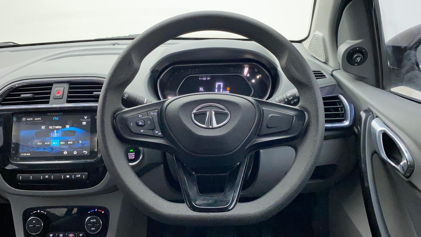 2021 Tata TIGOR XZA PLUS PETROL, Petrol, Automatic, 36,586 km, Steering Wheel Close Up